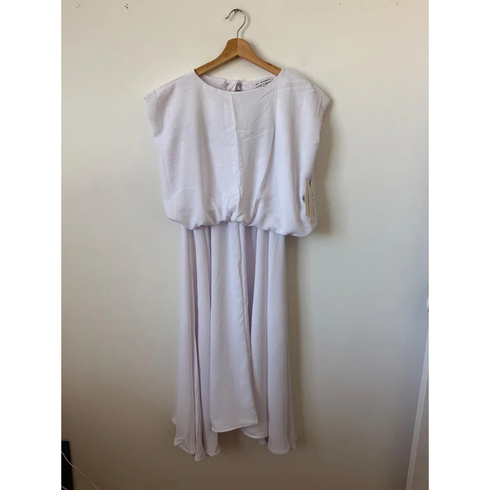 Love University 2-Piece Set – White Cropped Top & Maxi Skirt – Women's Size S - Picture 1 of 9